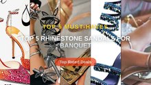 Top 5 Rhinestone Sandals For Banquet
