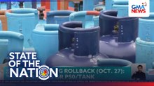 Solane LPG rollback (Oct. 27): P4.55/kg or P50/tank | SONA