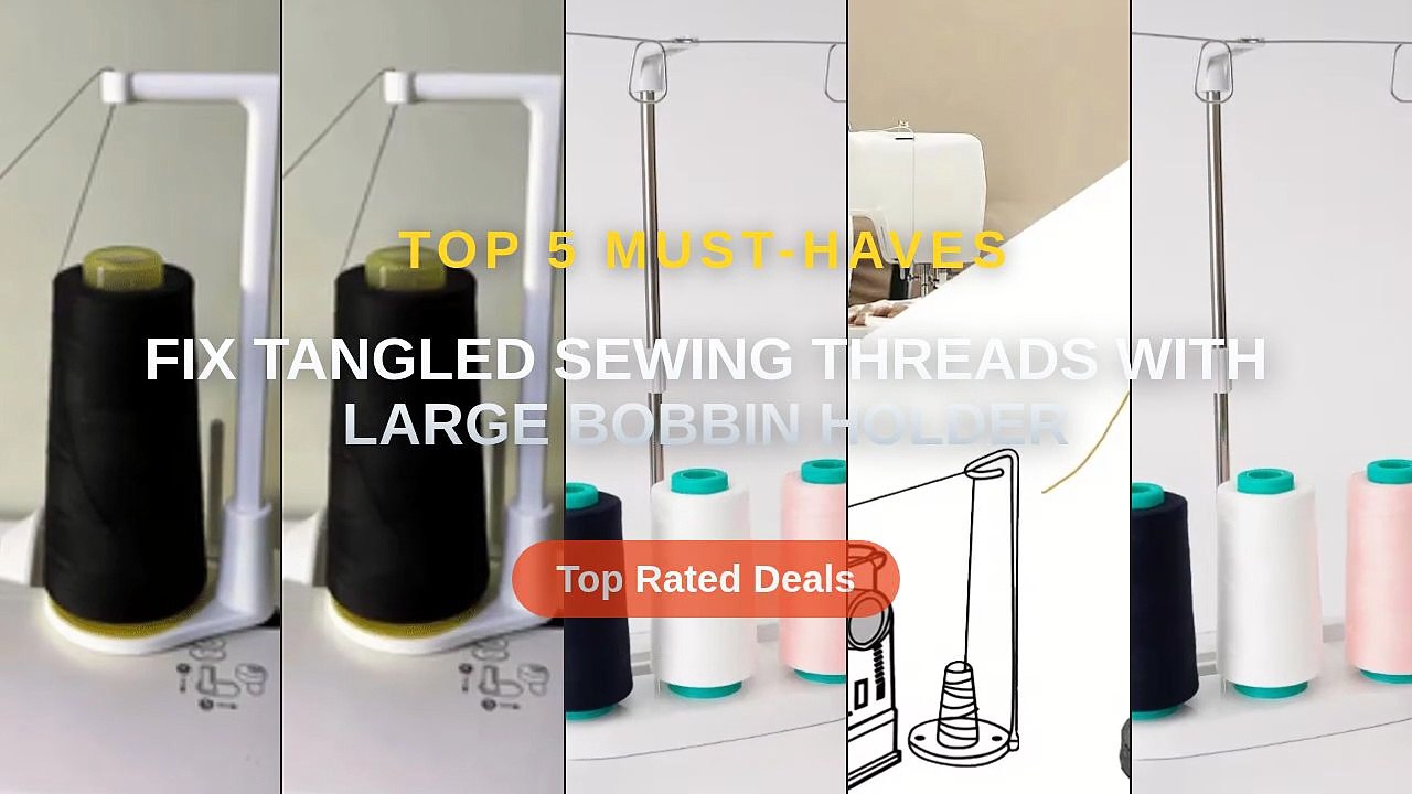 Fix Tangled Sewing Threads With Large Bobbin Holder - Video Dailymotion
