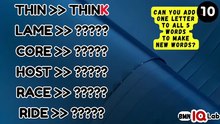 #BrainChallenge 🧠⚔️ Can You Add ONE Letter to all 5 Words to Make New Words? ️