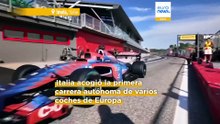 Coches de carreras autónomos compiten en Italia en la primera carrera múltiple europea