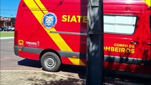 Motociclista é socorrido pelo Siate no Pacaembu