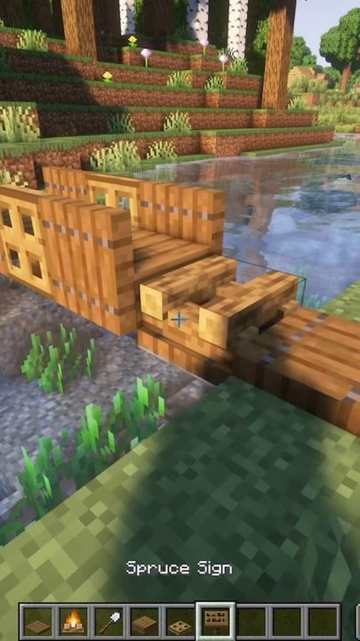 3 Outdoor Minecraft Builds: Cozy Survival Base, Farm and Campfire ...