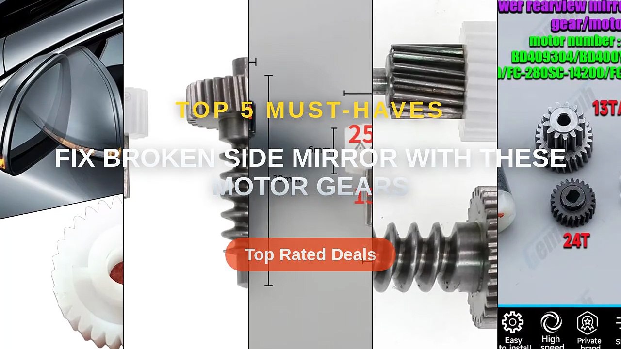 Fix Broken Side Mirror With These Motor Gears - Video Dailymotion