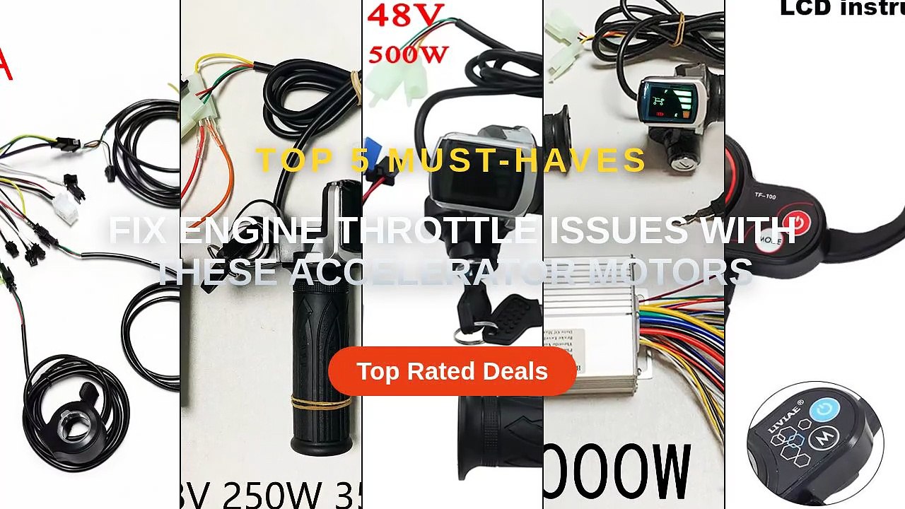 Fix Engine Throttle Issues With These Accelerator Motors - Video ...