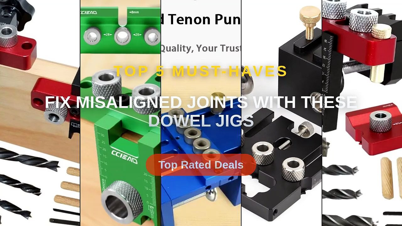 Fix Misaligned Joints With These Dowel Jigs - video Dailymotion