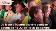 Da festa à frustração: veja como foi o clima no QG de Flávio Bolsonaro durante apuração dos votos