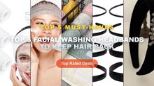 Cheap & Best Top 5 Facial Washing Headbands To Keep Hair Back Unboxing & Review - Korean Style Ladies Rhinestone Velvet ...