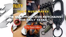 Don't Buy Top 5 Multi‑Function Keychains For Daily Tasks Before Watching This! - Retractable Heavy Duty Pull Reel Carabi...
