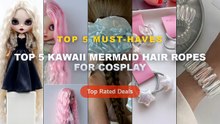 Ultimate Guide to the Best Top 5 Kawaii Mermaid Hair Ropes For Cosplay - Design Mermaid Phone Line Hair Ring Big Ins Net...