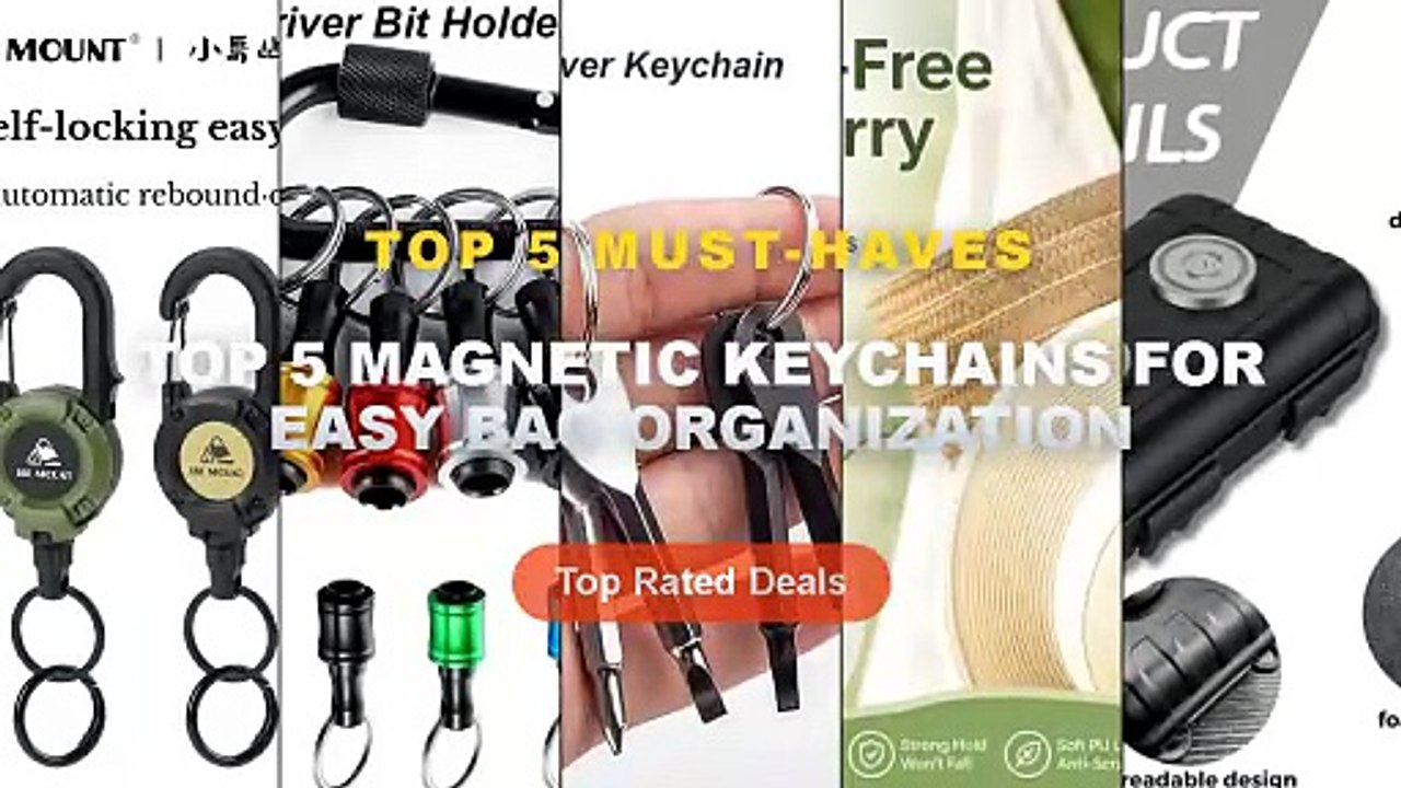 Why Everyone Is Buying Top 5 Magnetic Keychains For Easy Bag ...