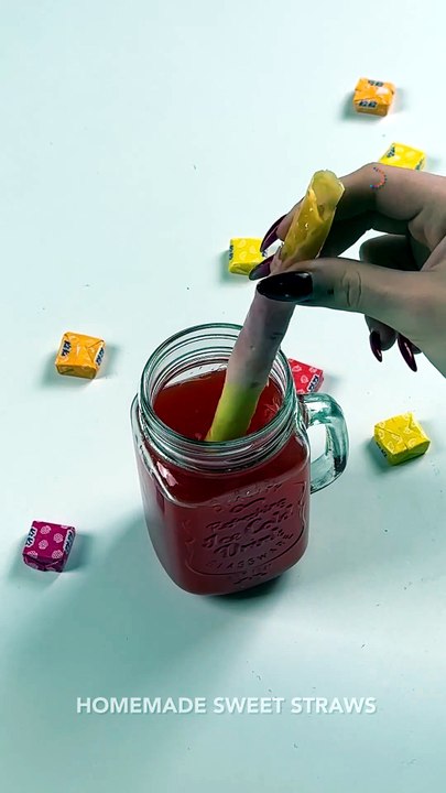 DIY candy straws that make every sip sweeter🥤 - video Dailymotion