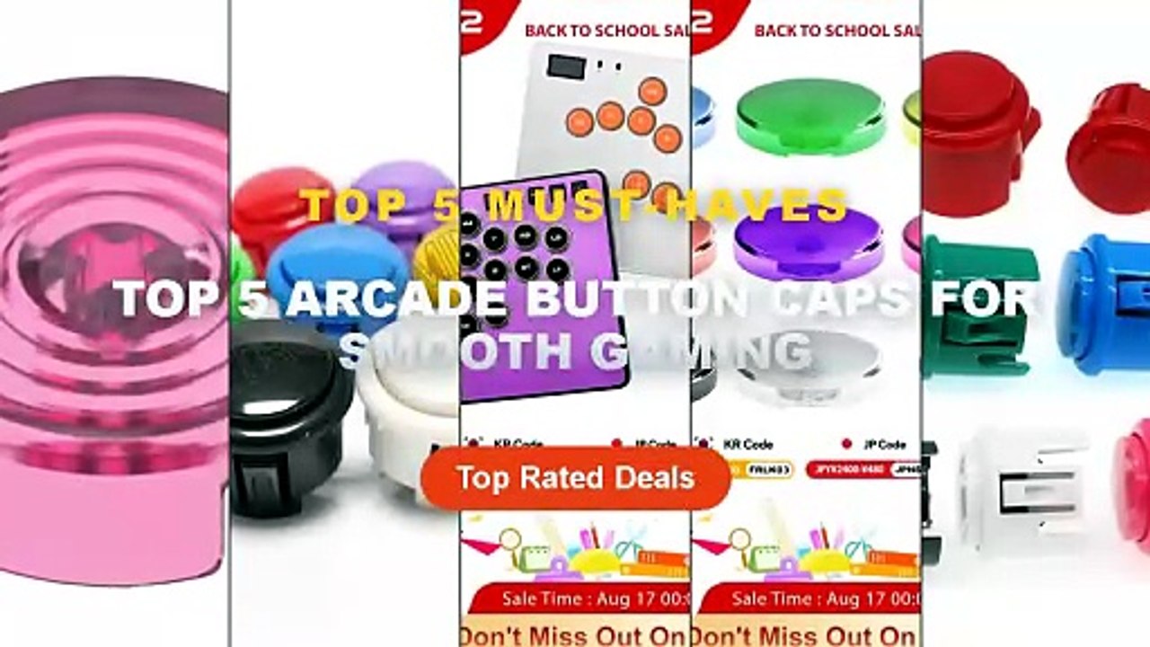Top 5 Best Top 5 Arcade Button Caps For Smooth Gaming (Must Have ...