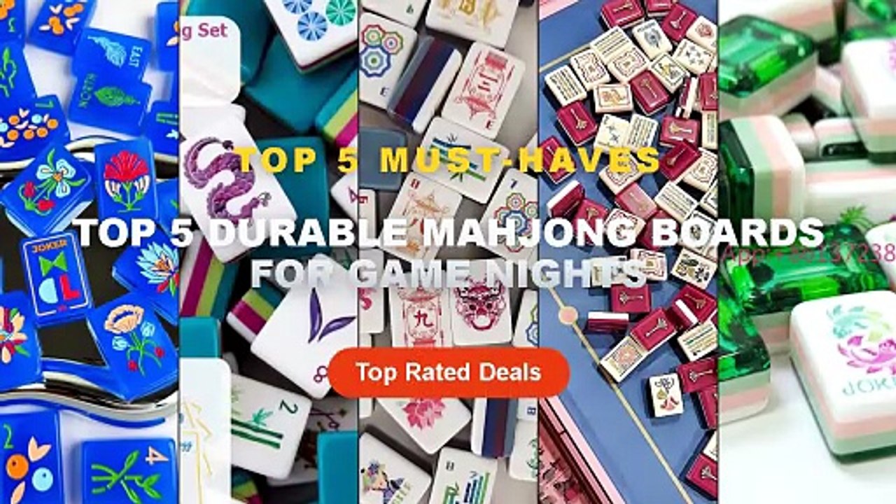 Top 5 Durable Mahjong Boards For Game Nights: Top 5 Best Sellers ...