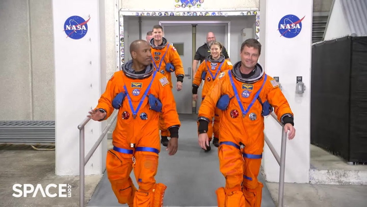 NASA's Artemis 2 Astronauts Tackle Emergency Spacecraft Escape Drill At ...