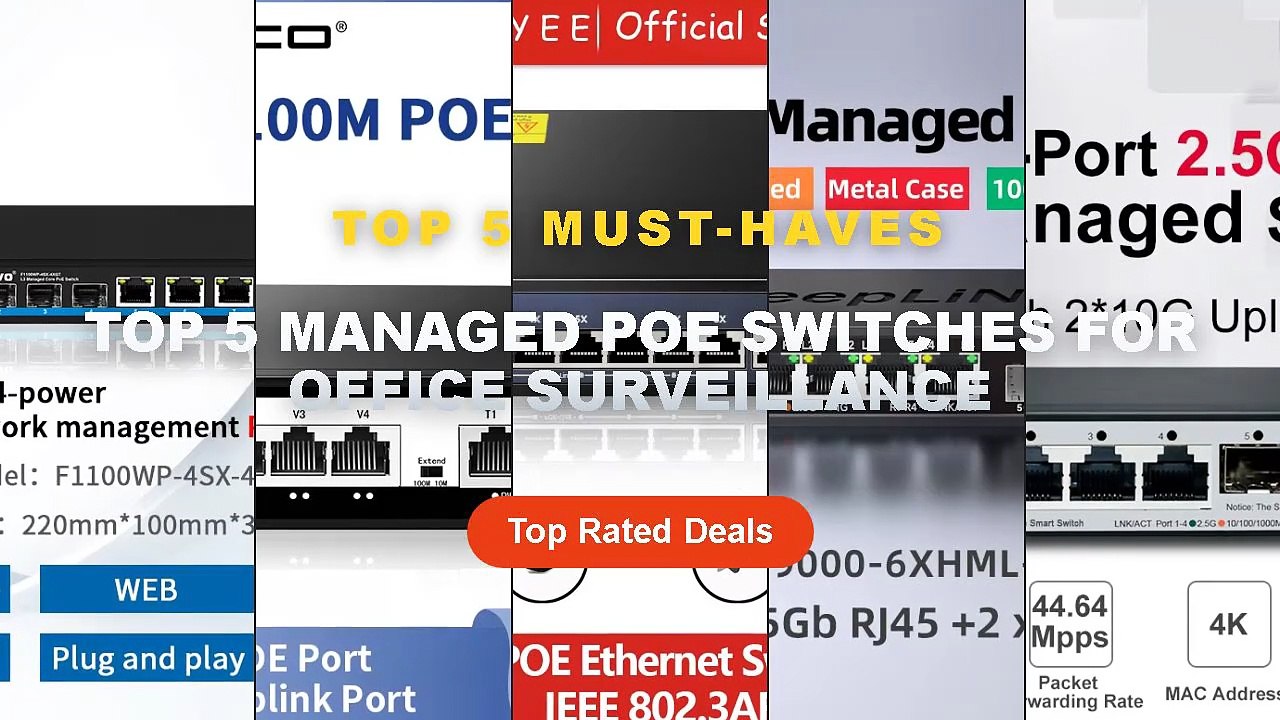 Top 5 Managed PoE Switches For Office Surveillance: Top 5 Best Sellers ...