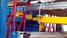 used multi-station vacuum forming line for cabinet and door liner