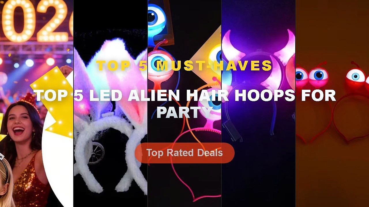 Don't Buy Top 5 LED Alien Hair Hoops For Party Before Watching This ...