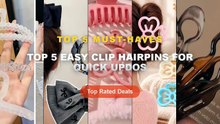 Ultimate Guide to the Best Top 5 Easy Clip Hairpins For Quick Updos - New Fashion Hairpin Headband for Women, U Type Dua...