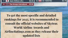 list of the best airlines in the world #ranking