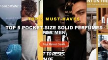 Amazing Top 5 Pocket‑Size Solid Perfumes For Men You Need To See - Sandalwood Balm for Men Portable Solid Perfume Long L...