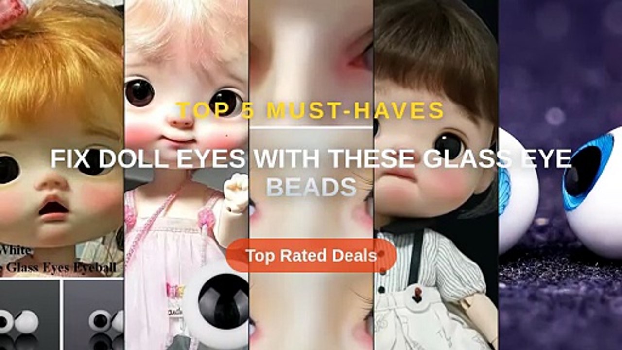 Fix Doll Eyes With These Glass Eye Beads - Video Dailymotion