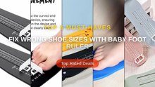 Fix Wrong Shoe Sizes With Baby Foot Ruler