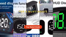 Top 5 HUD Displays For Speed Tracking