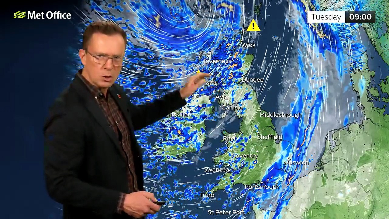 Met Office Tuesday Morning Weather Forecast 27/10/2026 - video Dailymotion