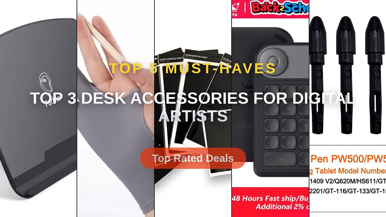 Top 3 Desk Accessories For Digital Artists - Video Dailymotion