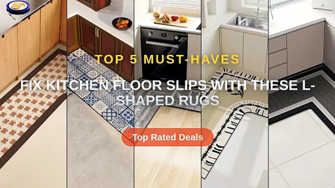 Fix Kitchen Floor Slips With These L-Shaped Rugs - video Dailymotion