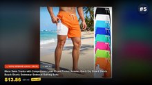Cheap & Best Top 5 Lightweight Swimwear For Comfortable Water Fitness Unboxing & Review - 2024 Men's Swim Shorts Quick D...