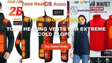 Ultimate Guide to the Best Top 5 Heating Vests For Extreme Cold Slopes - Unisex 26 Areas Intelligent Electric Heated Ves...