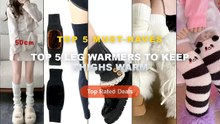 Top 5 Best Top 5 Leg Warmers To Keep Thighs Warm (Must Have!) - Thermal Coral Fleece Kawaii China Panda Knee Socks Winte...