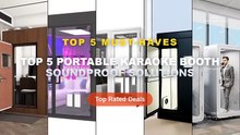 Best Top 5 Portable Karaoke Booth Soundproof Solutions on AliExpress | Review - Soundproof Mobile Office Pod Telephone B...