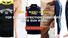 Amazing Top 5 UV Protection Tights For Safe Sun Runs You Need To See - Men Women Lycra Rash Guard Surf Diving Pants High...