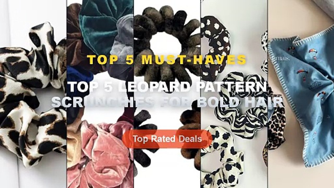 Top 5 Best Top 5 Leopard Pattern Scrunchies For Bold Hair (Must Have ...