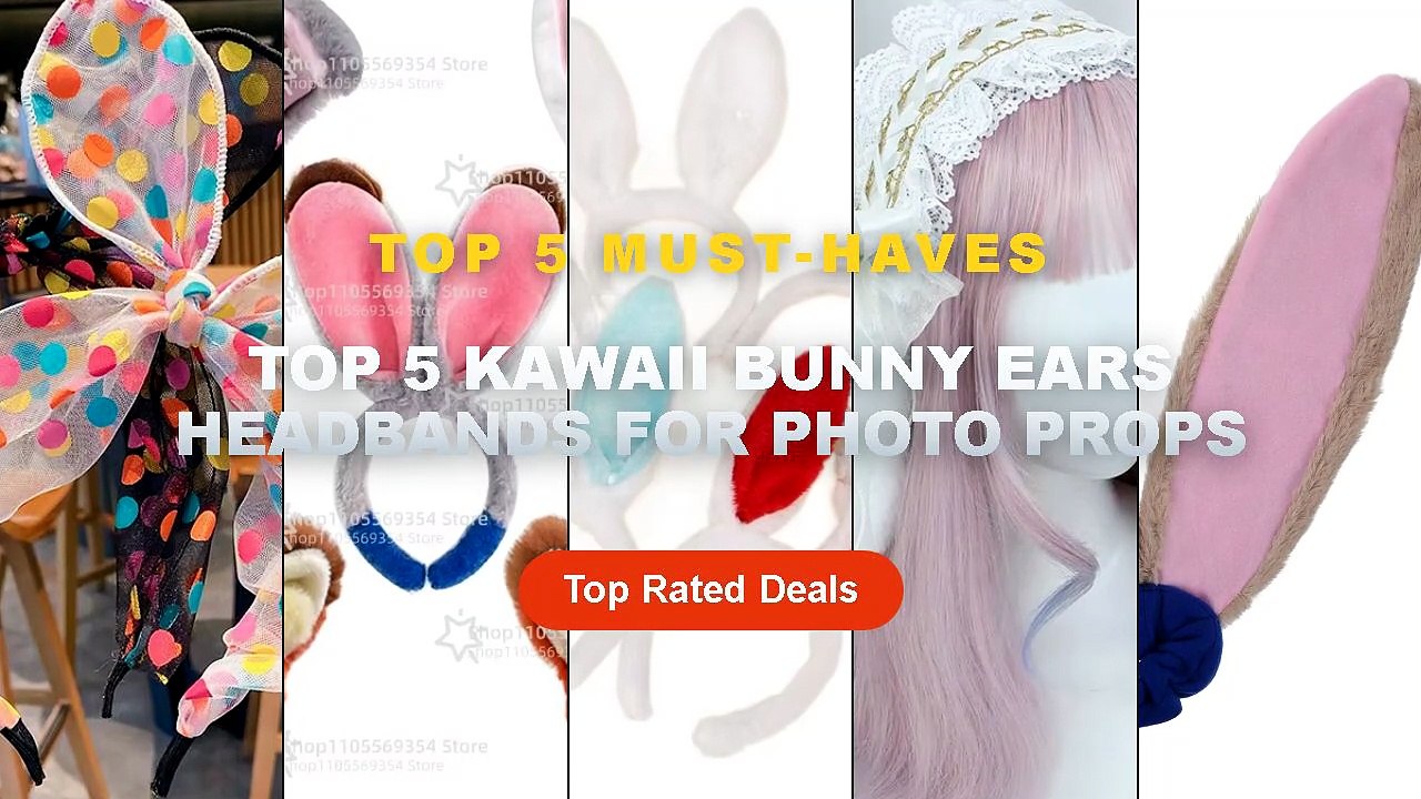 Top 5 Kawaii Bunny Ears Headbands For Photo Props: Top 5 Best Sellers ...