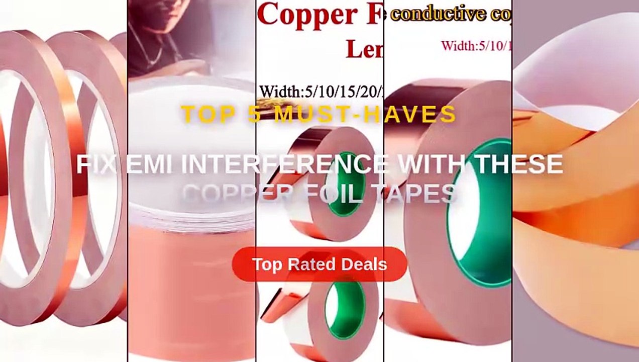 Fix EMI Interference With These Copper Foil Tapes - Video Dailymotion