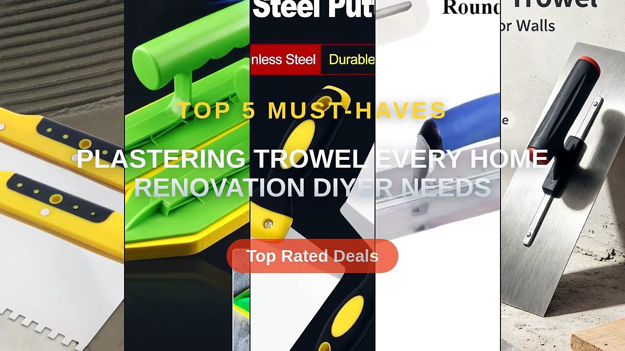 Plastering Trowel Every Home Renovation DIYer Needs - Video Dailymotion