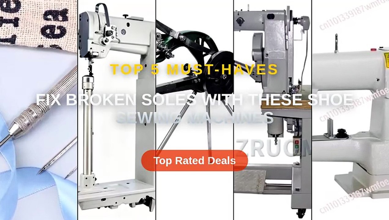 Fix Broken Soles With These Shoe Sewing Machines - Video Dailymotion