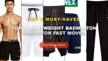 Don't Buy Top 5 Lightweight Badminton Pants For Fast Moves Before Watching This! - New Style Trousers Breathable Quick d...