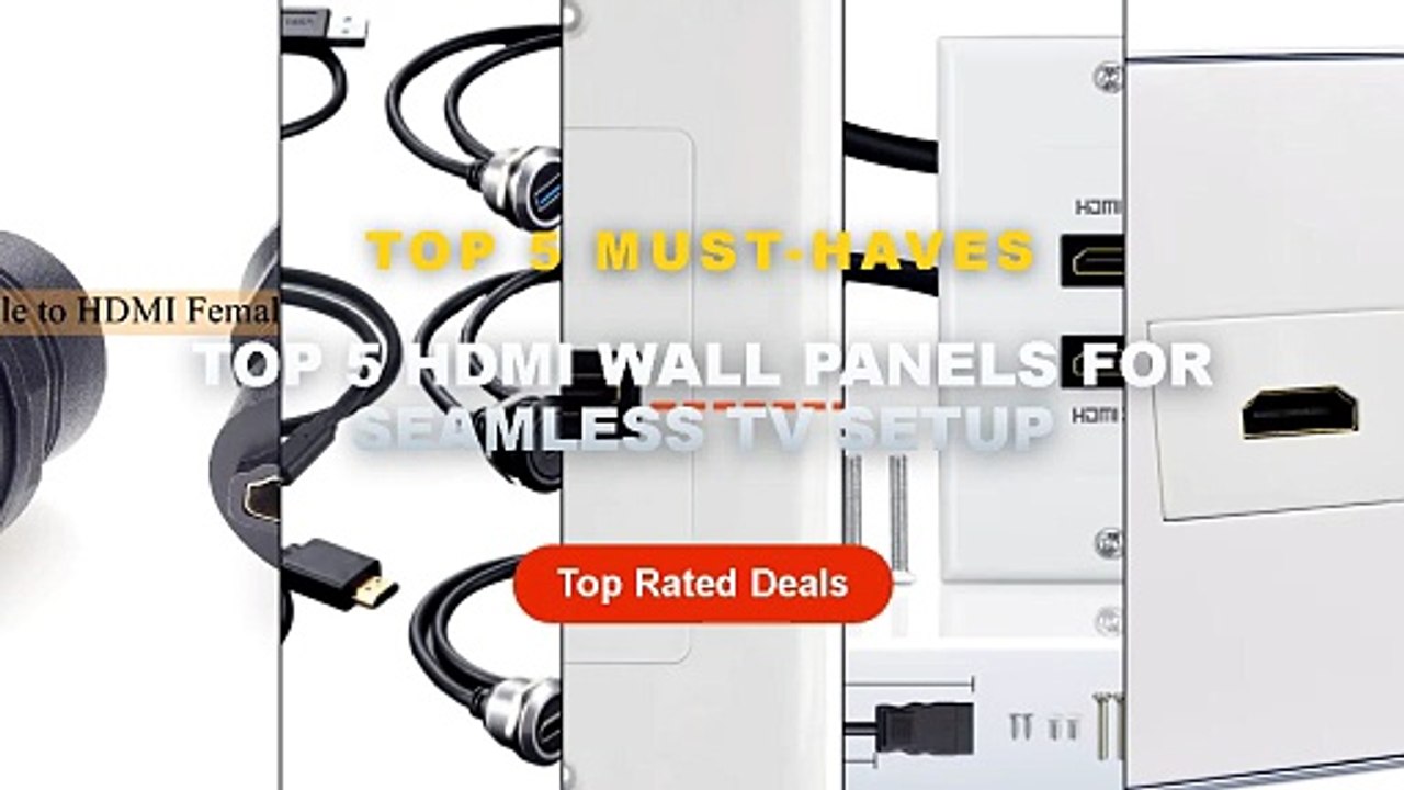 Top 5 Best Top 5 HDMI Wall Panels For Seamless TV Setup (Must Have ...
