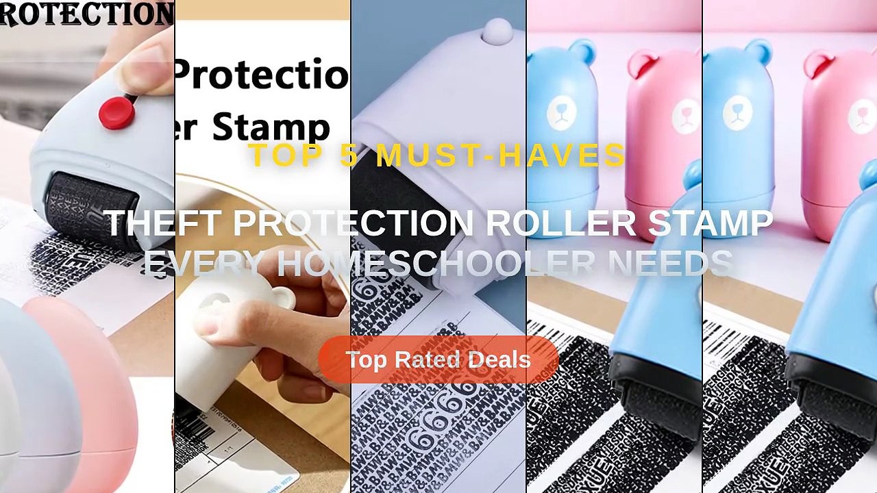 Theft Protection Roller Stamp Every Homeschooler Needs - Video Dailymotion