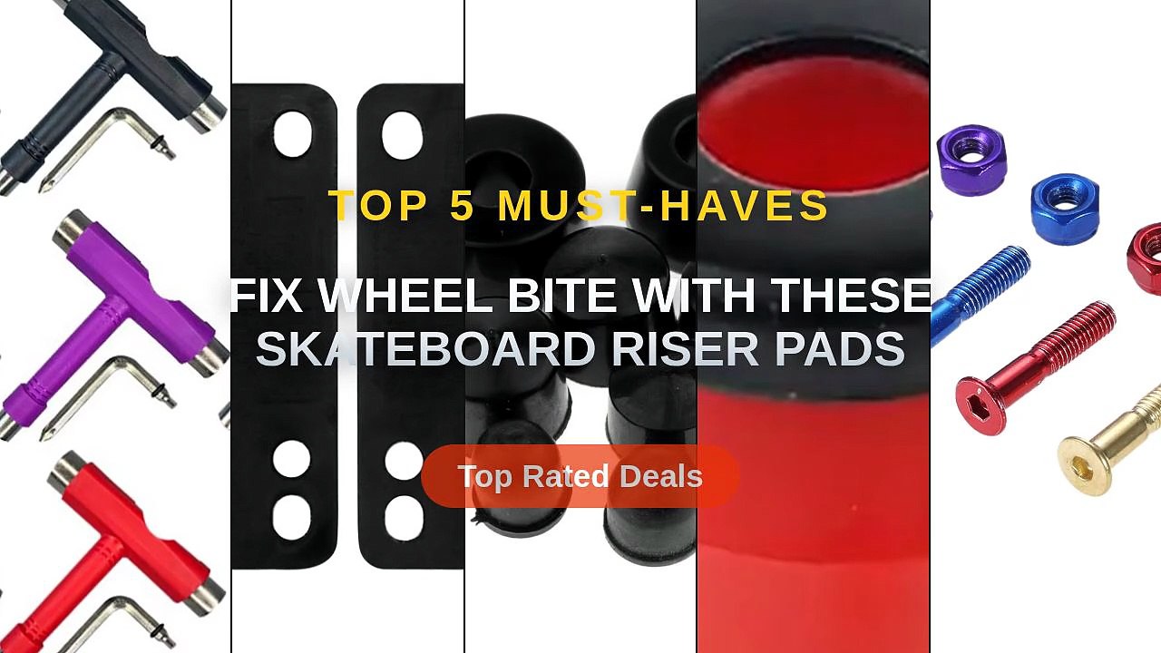 Fix Wheel Bite With These Skateboard Riser Pads - Video Dailymotion