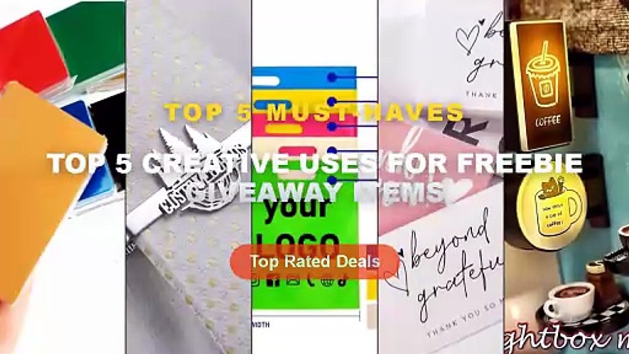 Don't Buy Top 5 Creative Uses For Freebie Giveaway Items Before ...