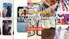 Why Everyone Is Buying Top 5 Cute Lanyard Designs For School IDs - Disney Mickey stitch card holders, ID card pendant, S...