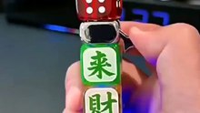 Colorful Dice Rotating Luminous Lighter