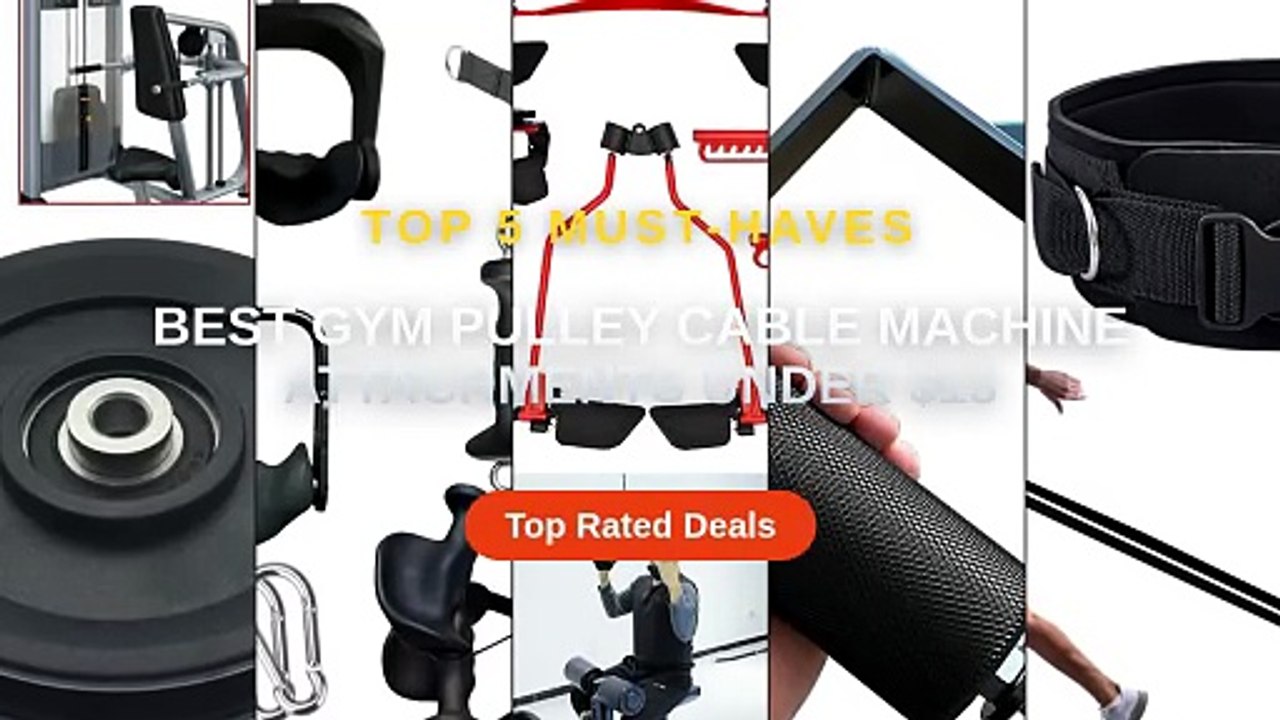 Best Gym Pulley Cable Machine Attachments Under $13 - Video Dailymotion
