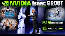 NVIDIA Isaac GR00T Reference Humanoid Robot: Hände mit 5 Fingern